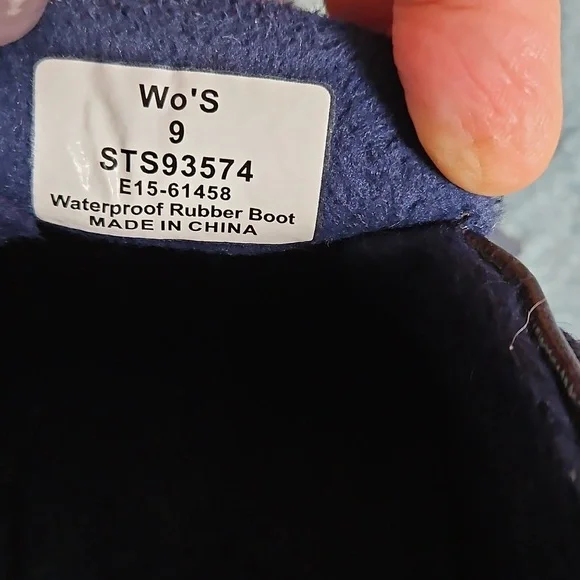 Speery Top Sider Bavy Blue Duck Boots - Picture 6 of 6